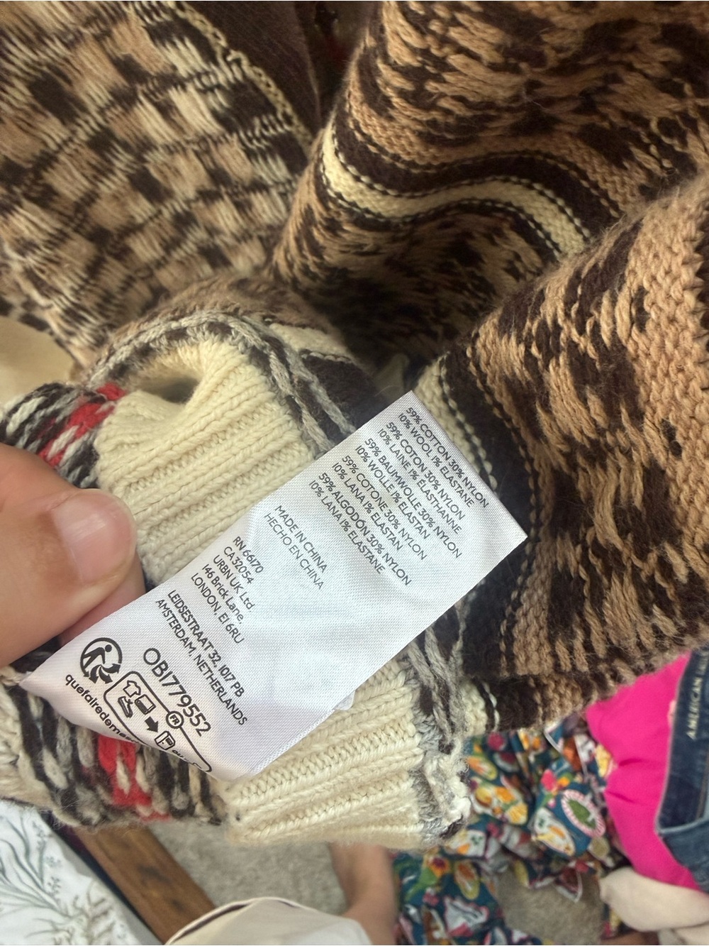 Anthropologie x Pilcro Patchwork Knit Cardigan - Picture 6 of 9